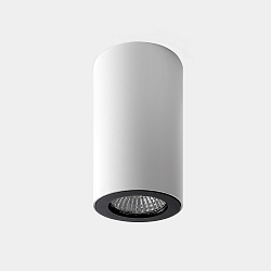 Downlight PIPE SINGLE à 1 flamme, cylindrique, rigide GU10 IP23, blanche gradable