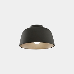 wall and ceiling luminaire MISO Ø 285MM E27 IP20, gold, black dimmable