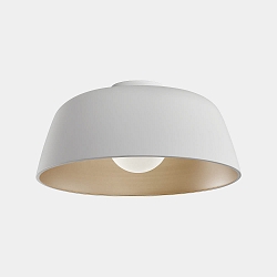Applique et plafonnier MISO Ø 433MM E27 IP20, blanc mat gradable