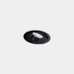 Plafonnier encastr� DAKO ADJUSTABLE 100MM pivotant, bloc d'alimentation inclus, commutable IP66, noir 