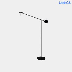 Lampadaire INVISIBLE LED, noir 