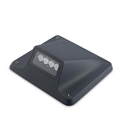 Luminaire d'allées REXEL 4 LEDS IP65, gris