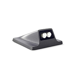 Luminaire d'allées REXEL 2 LED IP65, gris