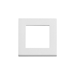 Cadre de montage CLICK angulaire, m�canique, blanche