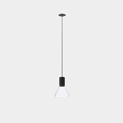 Luminaire à suspension IRIS PENJANT TRIM IP23, noir gradable