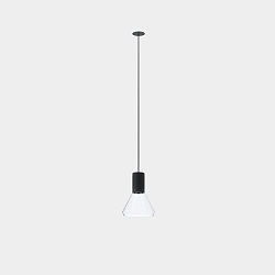 Luminaire à suspension IRIS PENJANT TRIMLESS contrôlable par DALI IP20, noir gradable