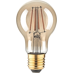 Ampoule � filament forme standard A60 GOLD commutable A60 clair E27 4,5W 380lm 1800K 320� CRI 80-89 