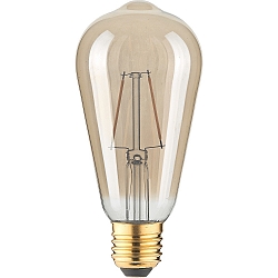 Ampoule Edison forme d'ampoule ST64 GOLD commutable ST64 clair E27 2,5W 180lm 1800K 320� CRI 80-89 