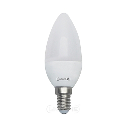 LED Varilux 3-Step Dim. candle shape lamp C37, E14, 5W 2700K 470lm, dimmable, opal