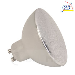 LED mirror-head lamp CCT, 7cm, GU10, 5W 2700K/4000K 50lm, silver leaf