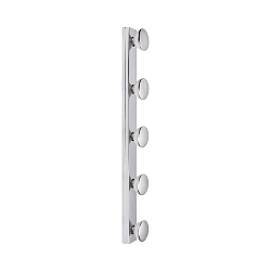 Luminaire de miroir AQUA HOLLYWOOD SPL 5 flammes, CCT Switch GU10 IP44, noir mat 