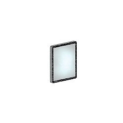 Luminaire de miroir DONNA LED angulaire, CCT Switch GX53 IP44, argent 