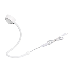 Lampe de table POWERLENS SNAKE pliable GX53 IP20, mat, satin�, blanche