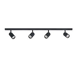 1-Projecteur monophas� DESIGNLINE TUBE KIT lot de 4 GU10, noir 