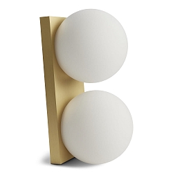 Applique et plafonnier PALLA DOUBLE IP20, laiton gradable