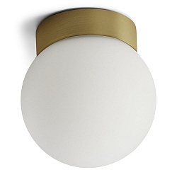 Applique et plafonnier PALLA MINI IP44, laiton gradable