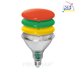Diffuseur LED PAR38, vert, translucide