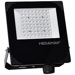 �l�ment chauffant HUGO S pivotant, asym�trique, r�sistant aux chocs, commutable, multipower IP66, noir 