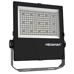 �l�ment chauffant HUGO L pivotant, asym�trique, r�sistant aux chocs, commutable, multipower IP66, noir 