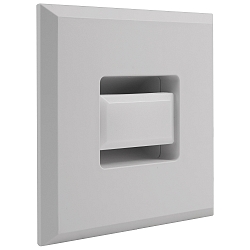 Luminaire d'encastrement mural TINA SQUARE angulaire, rotatif, direct / indirect, commutable IP22, blanche 