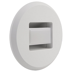 Luminaire d'encastrement mural TINA ROUND rond, rotatif, direct / indirect, commutable IP20, blanche 