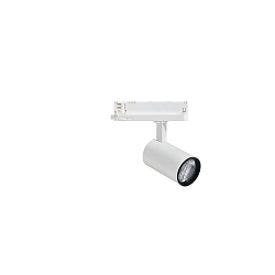 3-phase spot MARCO 2 MIDI DBT swivelling, rotatable IP20, powder coated, transparent, white 
