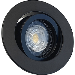 Lumi�re encastr�e DECOCLIC 68MM rond, pivotant, Dim-To-Warm, lot de 1 IP20, noir gradable 7
