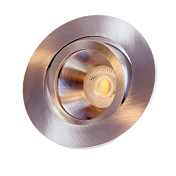 Plafonnier encastré DECOCLIC rond, pivotant IP20, scintillant gradable