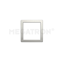 Ouverture PANO DIM CCT SQUARE carr�, fixation magn�tique, acier bross�