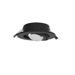 Lumière encastrée PLANEX + POWERLENS 60° plat, pivotant, avec optique de lentille GX53 IP20, noir  4