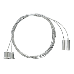 Accessoire Suspension c�ble TIBIA 2 voies, argent 200cm