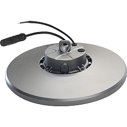 Projecteurs de hall HELA 5-STEP LUMEN SELECT résistant aux chocs, sans scintillement IP65, gris gradable