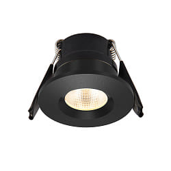 Plafonnier encastré LED MINI SPOT 30R 350MA plat, rigide, commutable IP20, noir gradable
