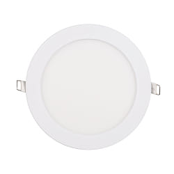 Downlight encastrable LED PANEL FLAT 170 R SCCT MP rond, CCT Switch, commutable, multipower IP44, blanche 