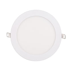 Downlight encastrable LED PANEL FLAT 170 R SCCT DIM C rond, CCT Switch IP44, blanche gradable