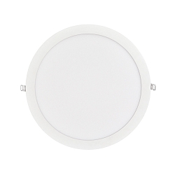 Downlight encastrable LED PANEL FLAT 300 R 830 350MA PRISM rond, UGR < 19, bloc d'alimentation exclusif IP20, blanche gradable