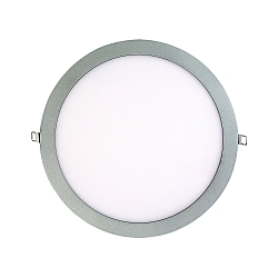 Downlight encastrable LED PANEL FLAT 300 R 840 350MA PRISM rond, UGR < 19, bloc d'alimentation exclusif IP20, mat