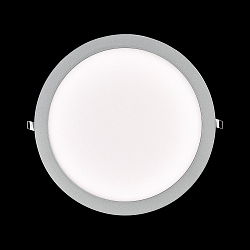 Downlight encastrable LED PANEL FLAT 300 R SCCT 350MA PRISM rond, CCT Switch, UGR < 19, bloc d'alimentation exclusif IP20, mat