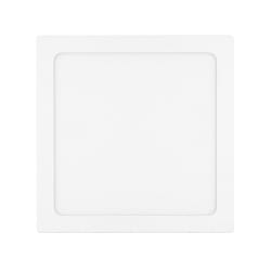 Downlight de surface LED PANEL FLAT 300 Q SCCT DIM C angulaire, CCT Switch IP44, blanche gradable