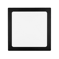 Downlight de surface LED PANEL FLAT 300 Q SCCT MP angulaire, CCT Switch, commutable, multipower IP44, blanche 