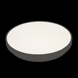 Luminaire de surface WD 400 R SCCT MP SENSOR avec capteur, CCT Switch, commutable, multipower IP44, noir gradable