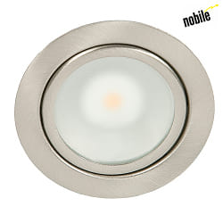 LED funiture built-in downlight N 5020 COB (3 pc. + accessories), 3x 3.3W 3000K, fixed optics, brushed nickel