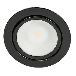 LED funiture built-in downlight N 5020 COB (3 pc. + accessories), 3x 3.3W 3000K, fixed optics, black