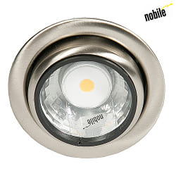 LED funiture built-in downlight N 5022 COB (3 pc. + accessories), 3x 3.3W 3000K, swivelling, brushed nickel