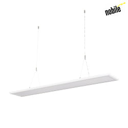 LED Pendant luminaire LED PANEL FLAT R2 with Uplight, incl. LED driver, 40W, neutral white, non dimmable