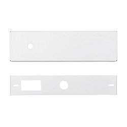 Canop�e LED PANEL FLAT R3S / R2S m�canique, avec trou pour c�ble, bloc d'alimentation exclusif, blanche