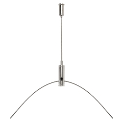 Accessoire Suspension câble LED PANEL réglable gris