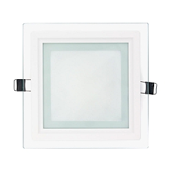 Panneau à LED LED GLAS PANEL 160Q DTW Dim-To-Warm, gradable 11W 50 - 850lm 2000 - 3000K 120° 120° CRI >80
