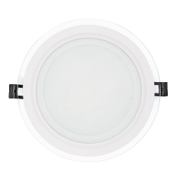 LED panel LED GLAS PANEL 200R DTW round, Dim-To-Warm, dimmable 14W 60 - 1150lm 2000 - 3000K 120° 120° CRI >80