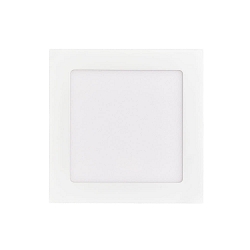 Downlight encastrable LED PANEL FLAT 130 Q 840 350MA OPAL angulaire, standard, bloc d'alimentation exclusif IP20